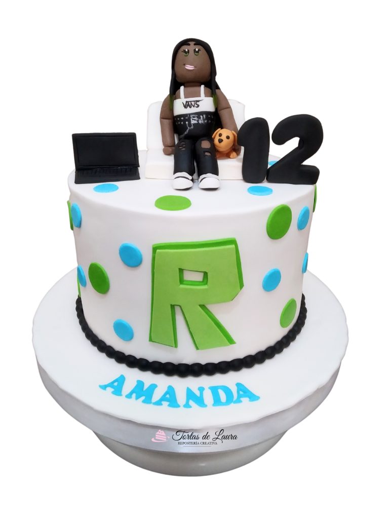 Torta de Roblox bella 3D