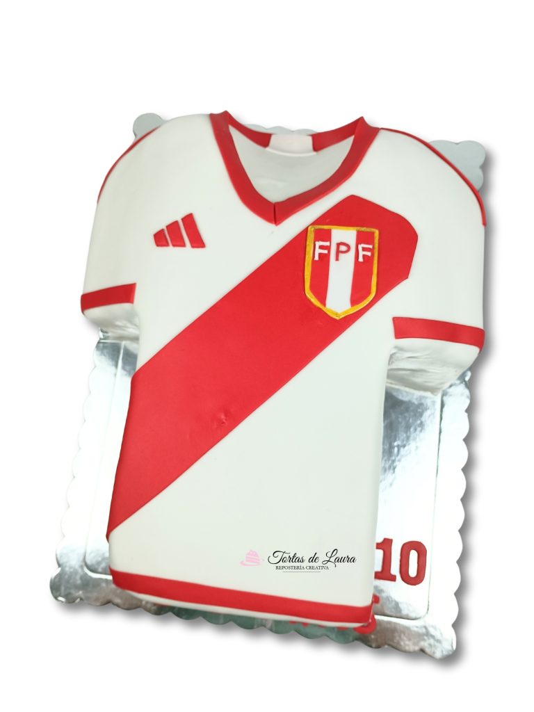 Torta de camiseta de la seleccion peruana