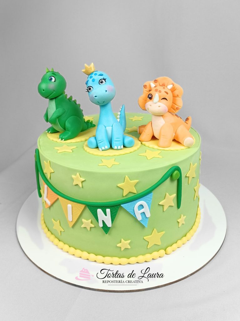Torta de Dinosaurios personalizada para bebes